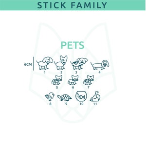 Stick Family / Car Family Sticker / divertido / regalo / calcomanía / baby shower image 6