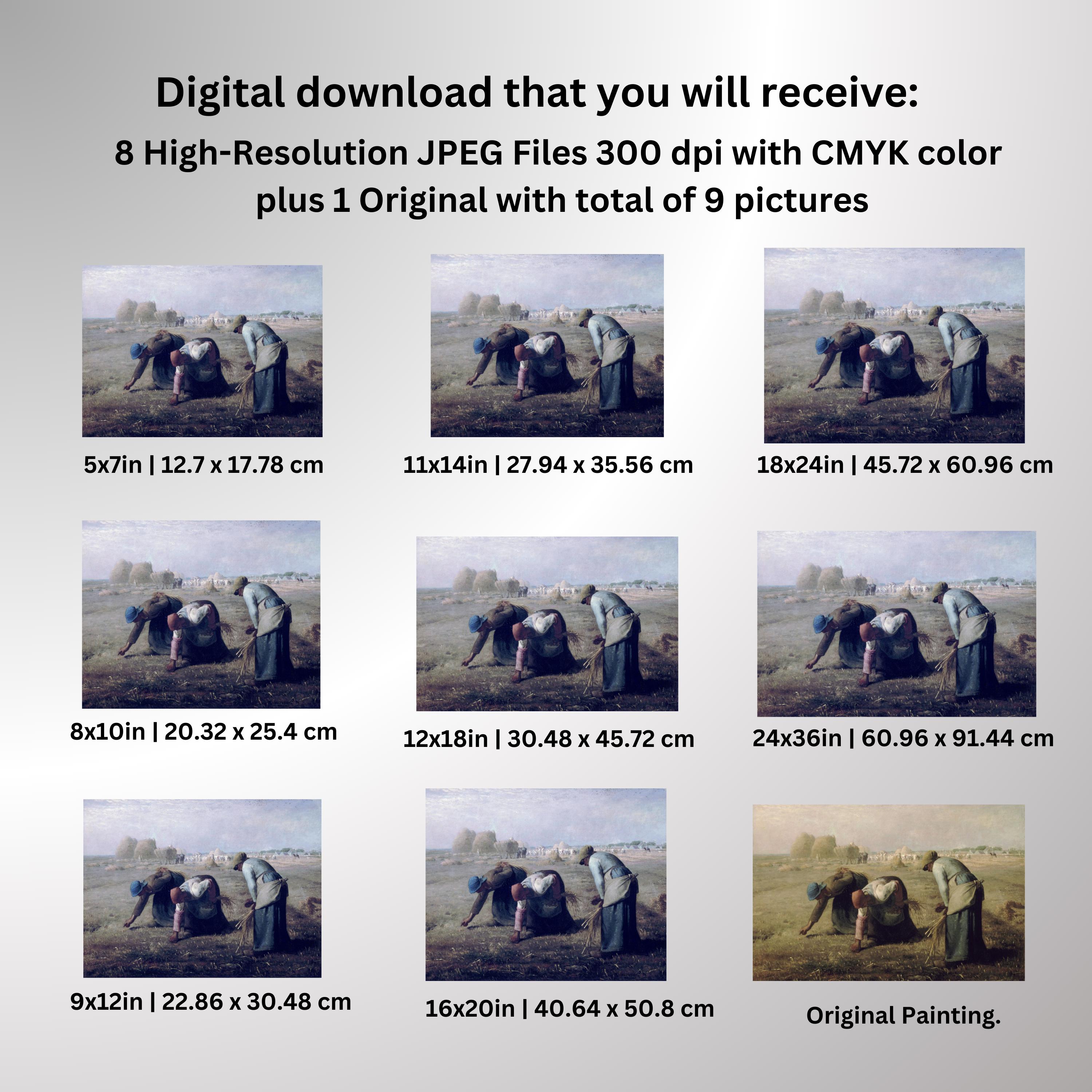 ジャン・フランソワ・ミレー作「落穂拾い」 | フランスの古典絵画