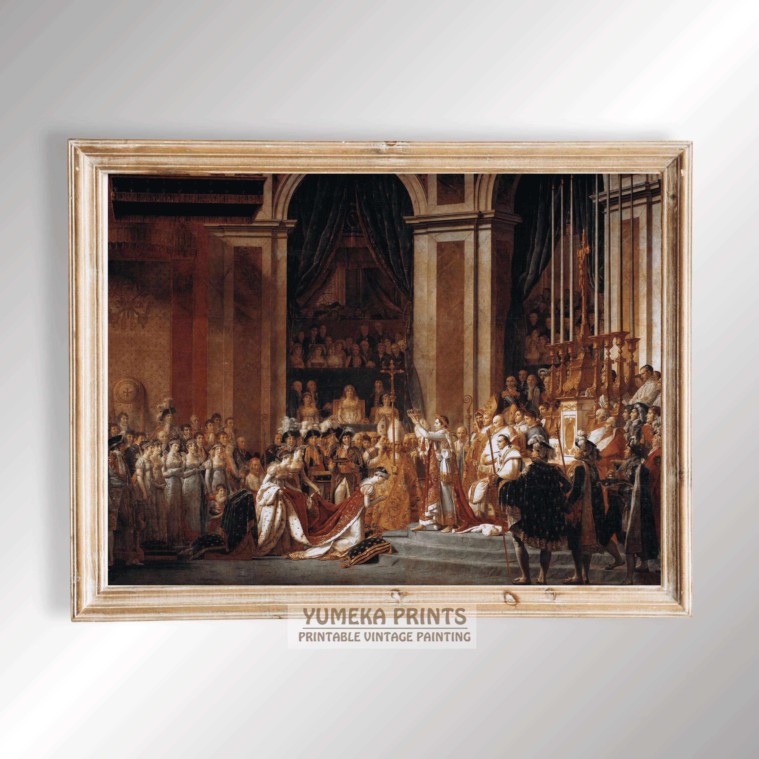 The Coronation of Napoleon by Jacques-louis David - Historic Art