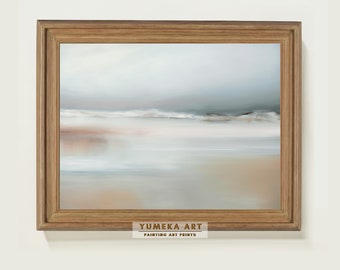 Neutral Abstract Painting Nature Lanscape Art Neutral Gallery Wall Prints Neutral Oil Painting Neutral Home Decor Neutral Art Prints | 55