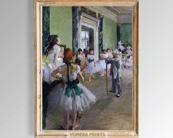 The Ballet Class by Edgar Degas Print French Impressionist Dance Wall Art (Digital Download)