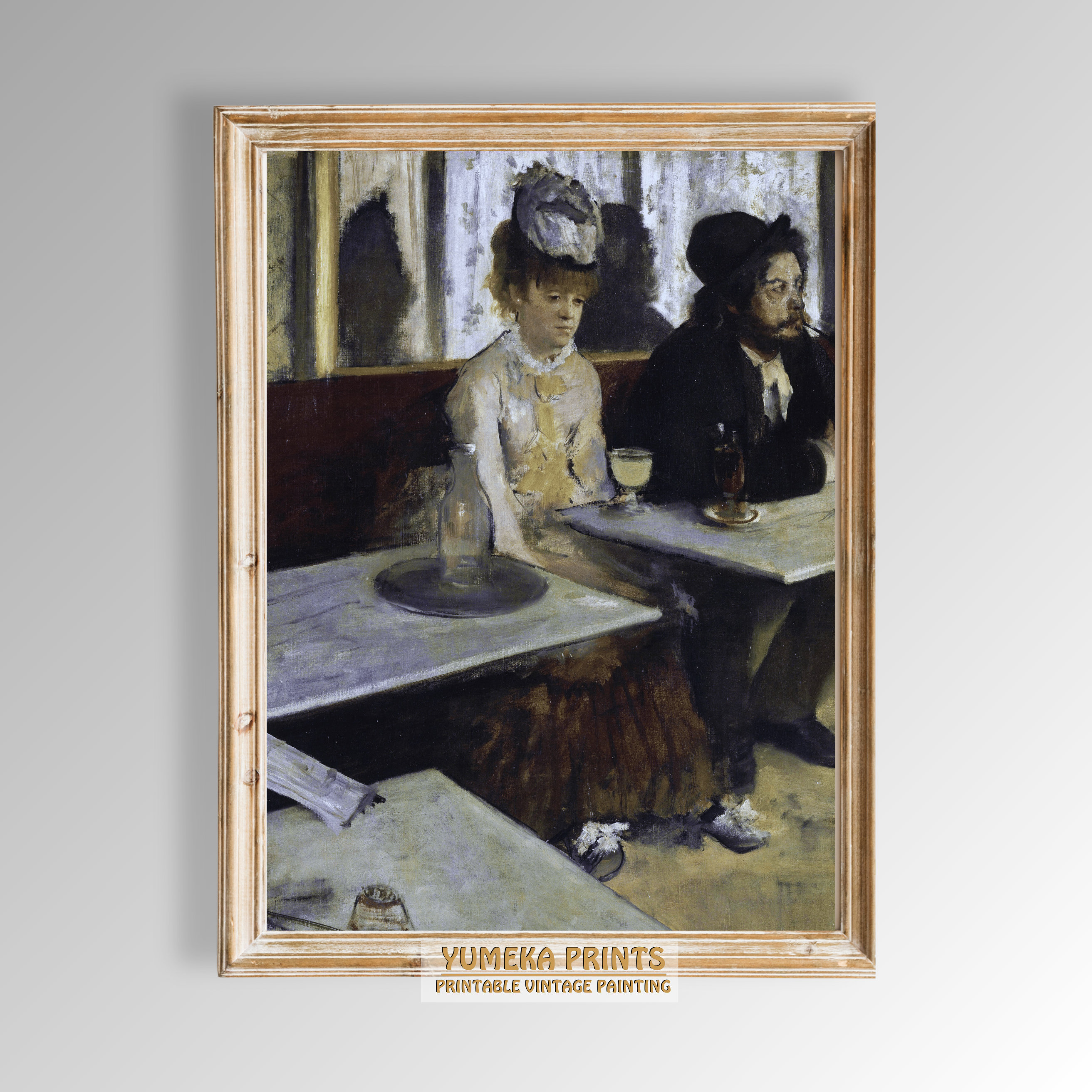 アンテイ-ク、フアツシヨン誌(The Lady、英国) L'absinthe by Edgar Degas - Iconic Impressionist Masterpiece