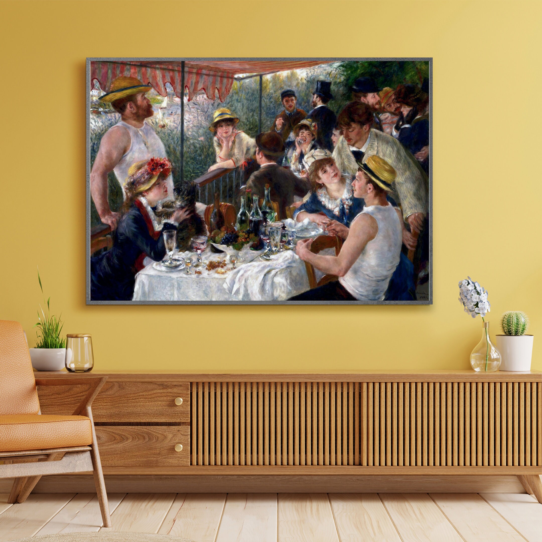 Luncheon of the Boating Party by Pierre-auguste Renoir Print