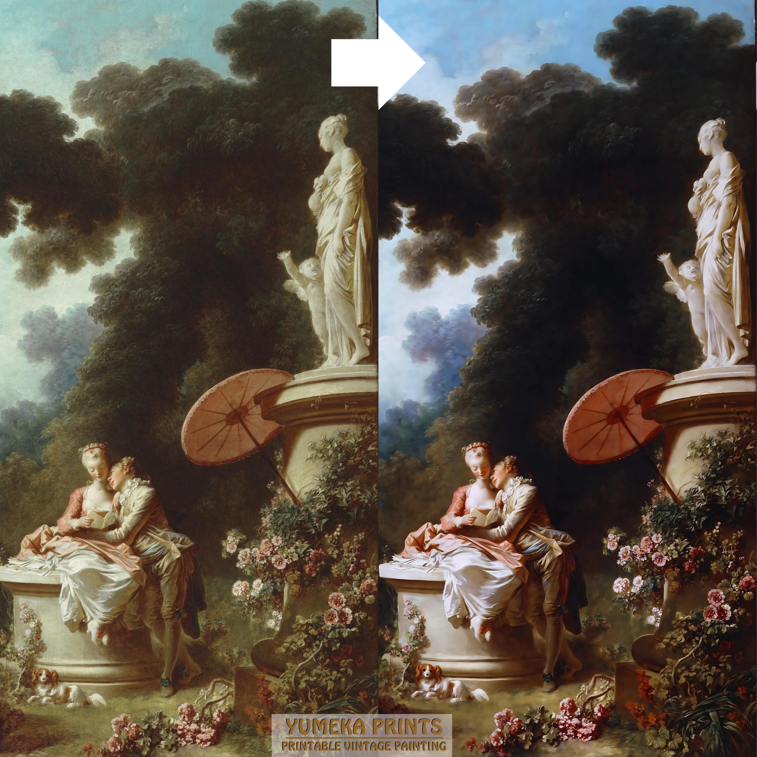 The Progress of Love - Love Letters by Fragonard | Romantic Rococo