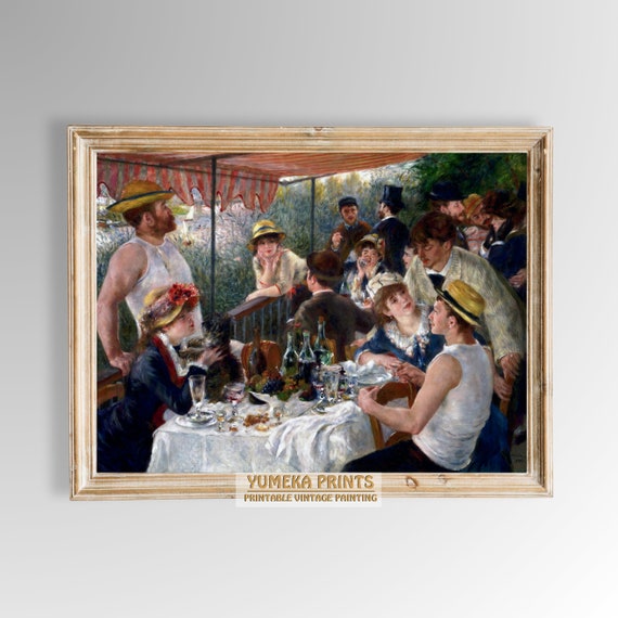 Luncheon of the Boating Party by Pierre-auguste Renoir Print