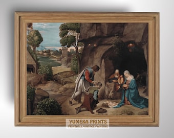 Giorgione The Nativity Renaissance Christmas Art Print
