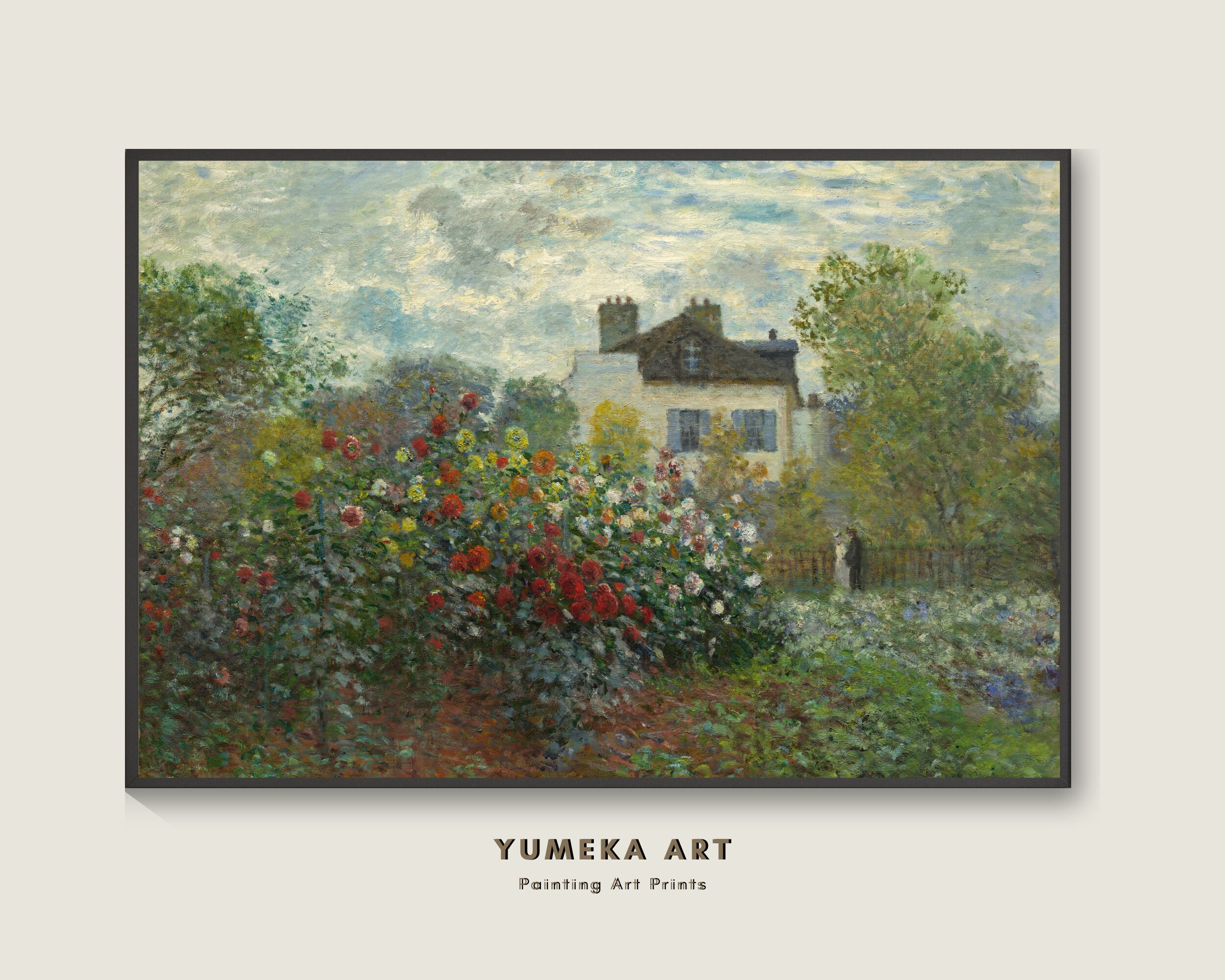 ヴィンテージコテージペインティング フレンチカントリーガーデン