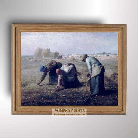 ジャン・フランソワ・ミレー作「落穂拾い」 | フランスの古典絵画