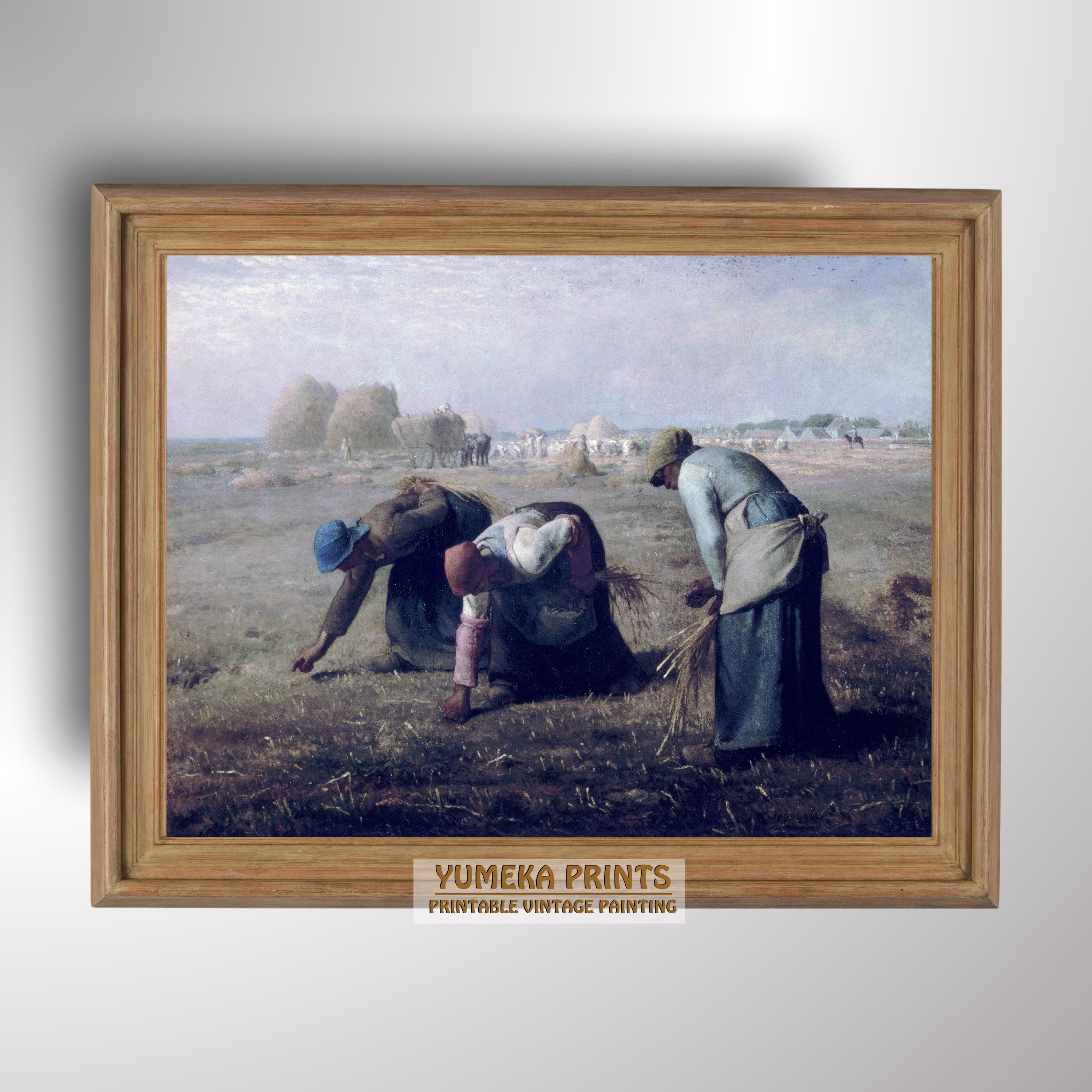 ジャン・フランソワ・ミレー作「落穂拾い」 | フランスの古典絵画