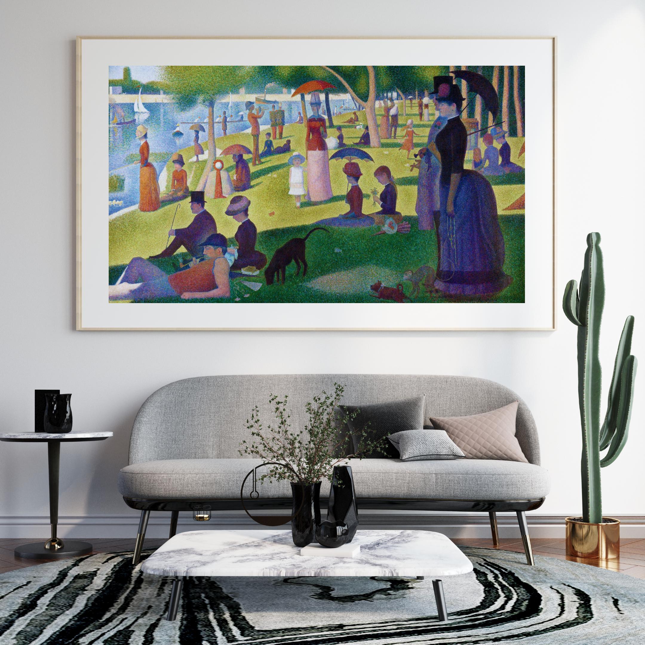 ジョルジュ・スーラ作「グランド・ジャット島の日曜日の午後」 | 点描