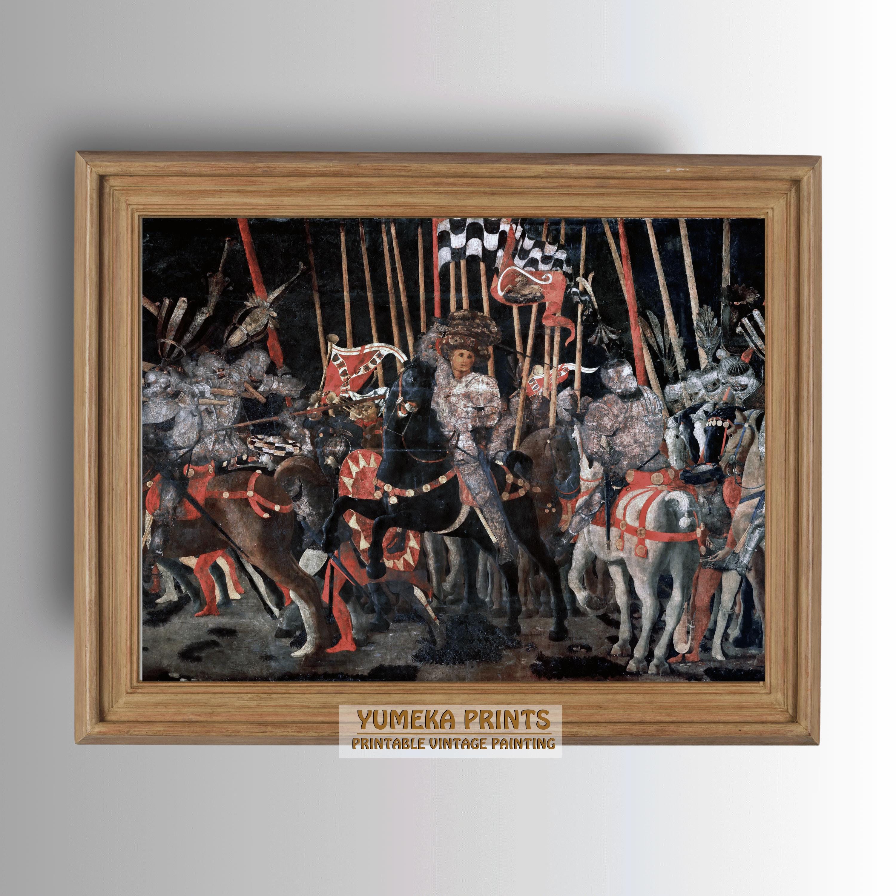 パオロ・ウッチェロ作「サン・ロマーノの戦いにおけるミケロット・ダ