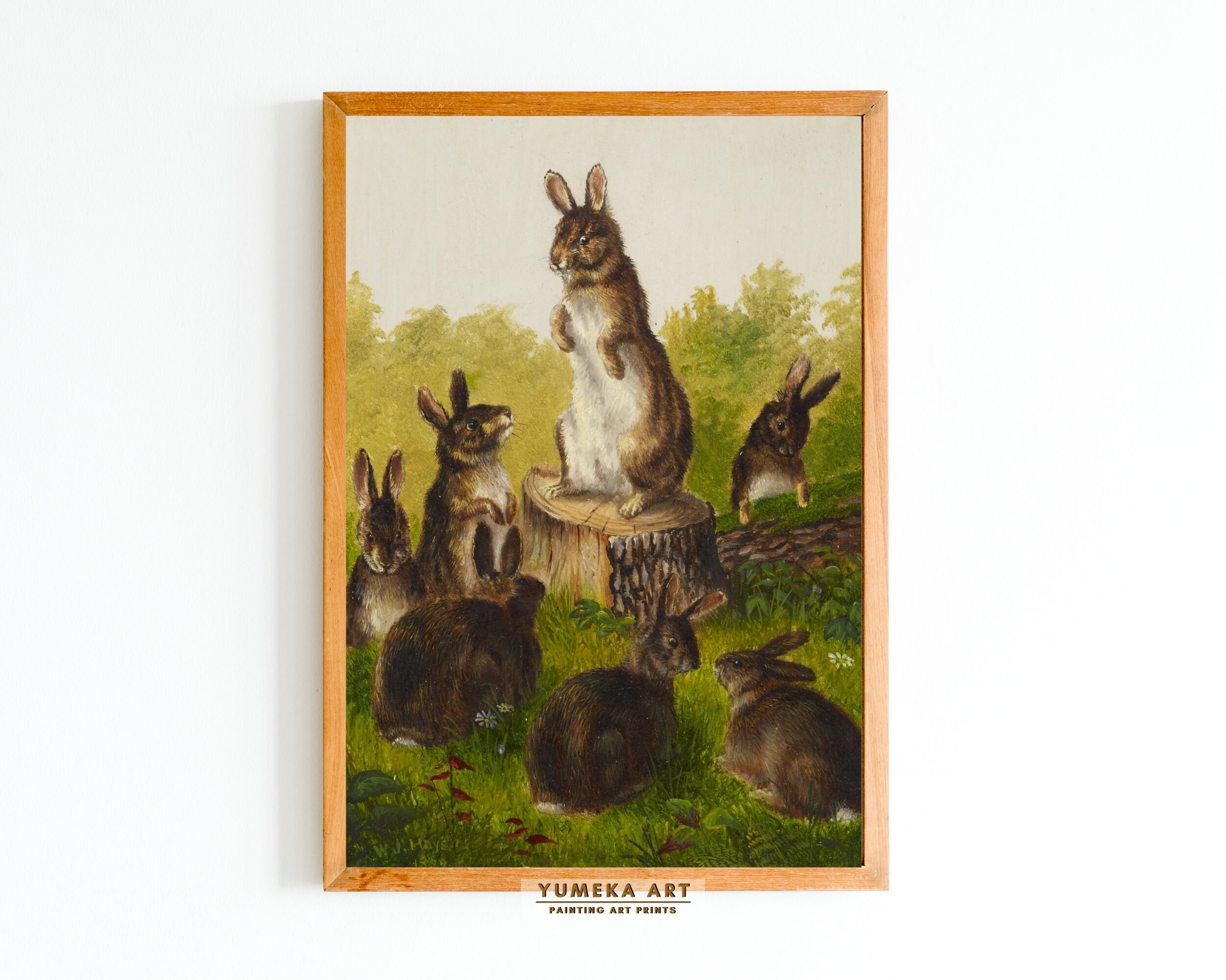 Landscape Print Set of 5 / Vintage Gallery Wall Art / Country Oil ...