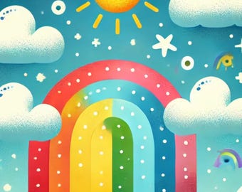 Rainbow Coloring Pages
