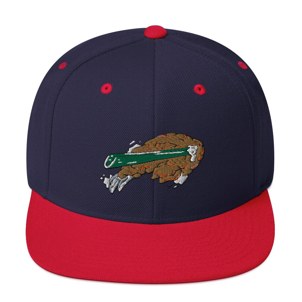 Buffalo Chicken Wing Snapback Unisex Flat Bill Hat Etsy