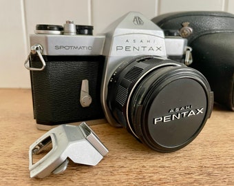 196Os Asahi Pentax Spotmatic with original case.