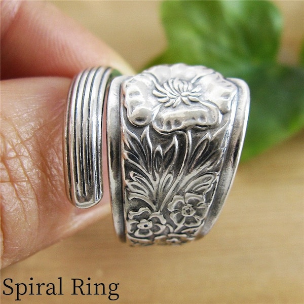 Spoon Rings Sterling Silver - Etsy
