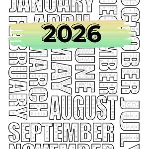 2026 Workout Tracker | Printable Fitness & Habit Calendar (PDF)