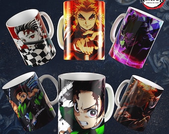 鬼滅の刃アニメマグカップデザイン（JPEG）