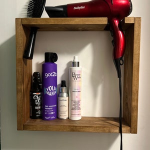 Hairdryer Wall Hanger / Hairdryer Mount / Hairdryer Holder / Bathroom  Organizer / Hair Dryer Hanger / Hair Dryer Mount / 3D Printed 