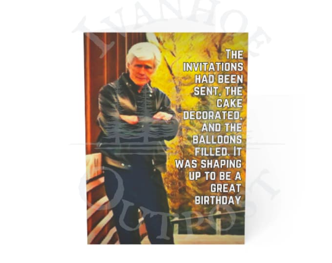 Dateline Keith Morrison Birthday Card, Dateline Birthday Card, True Crime Gifts, Crime Bday Greetings
