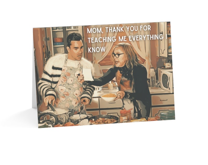 Schitts Creek Birthday Card | Moira Rose Card | Funny Schitt | Schitt's Creek Gifts | Fold in the Cheese | Thank You Mom
