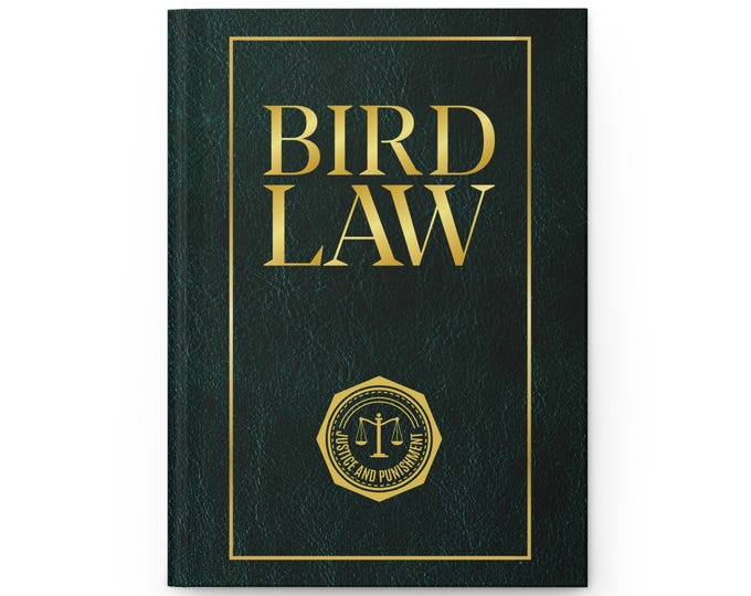 IASIP Notebook | It's Always Sunny in Philadelphia Journal | Bird Law Planner | Charlie Kelly Gift | Lined Hardcover Journal