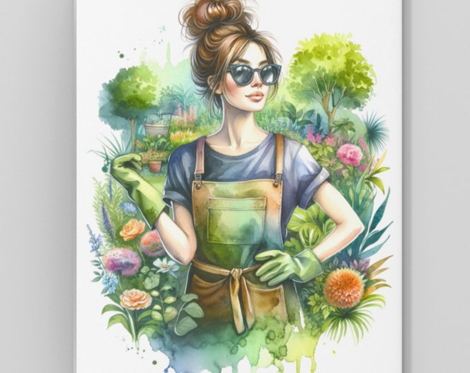 Hoeing Ain't Easy | Bad Influence | Hilarious Friends | Plant Lover Gift | Horticulture Card | Funny Greeting Card