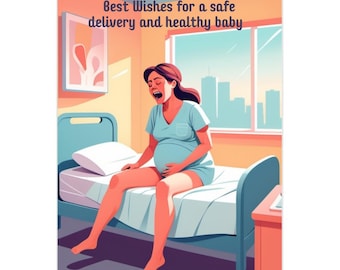Inappropriate Baby Card | Funny Pregnancy Greetings | Hilarious Baby Shower Gift