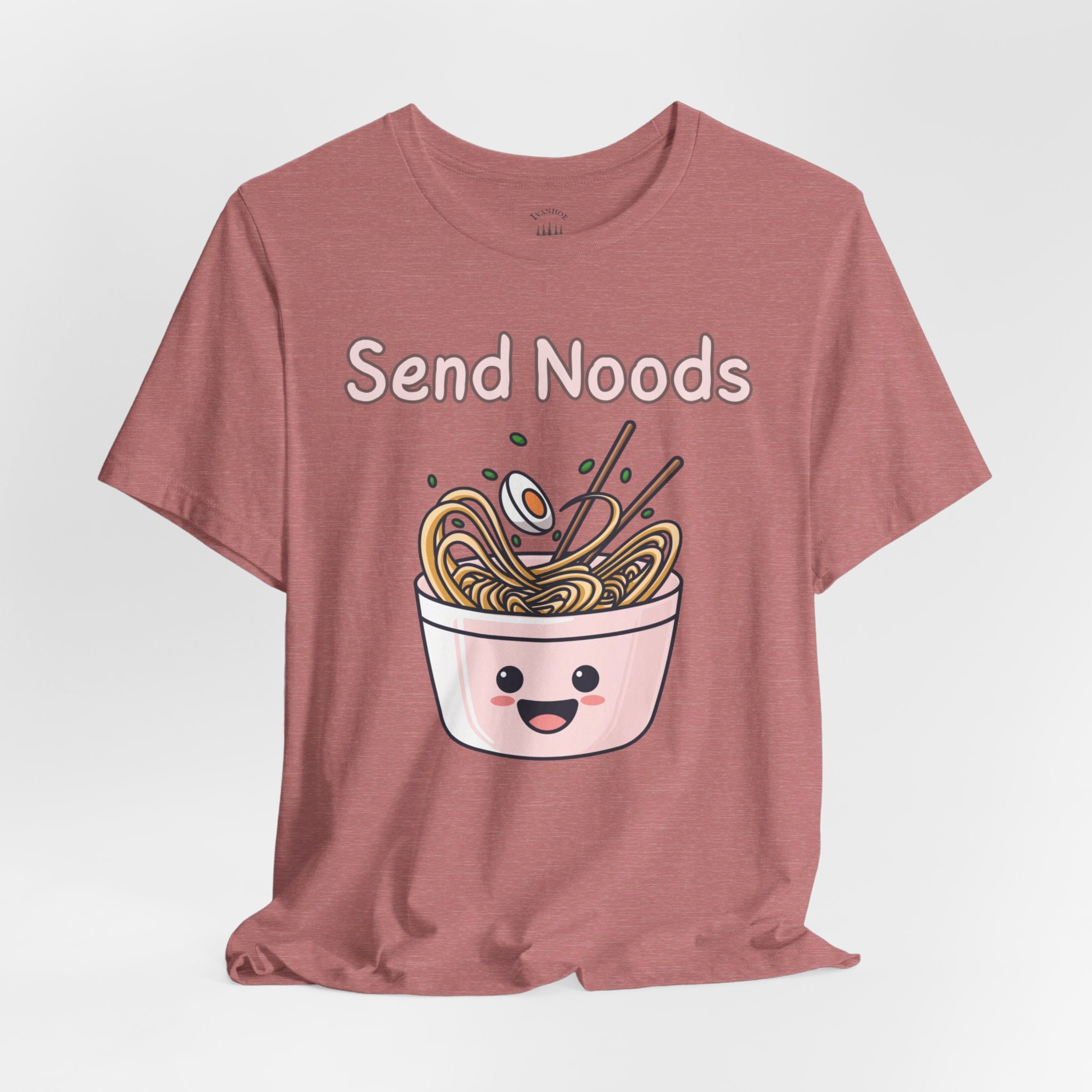 Send Noods T Shirt .Cute Kawaii Apparel Pun T Shirts Ramen Crewneck Ramen Noodle Clothing Punny Shirts