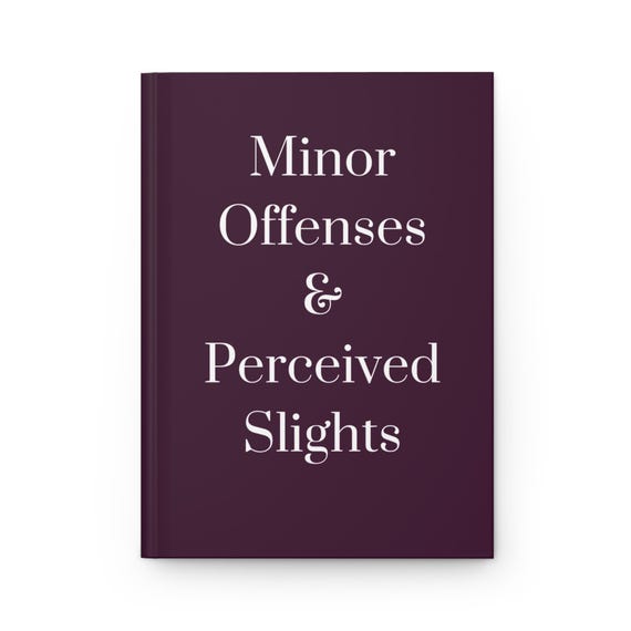 Funny Hardcover Journal | Hard Back Notebook| Hilarious Gift for Work Bestie | Hilarious Friends Present | Purple Diary