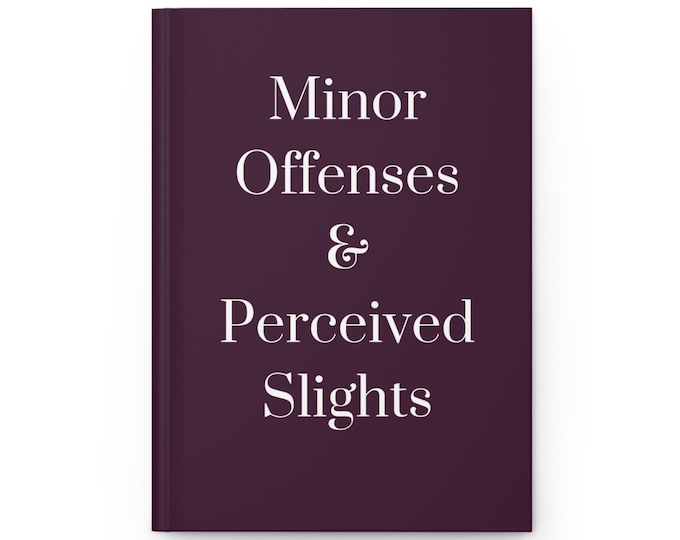 Funny Hardcover Journal | Hard Back Notebook| Hilarious Gift for Work Bestie | Hilarious Friends Present | Purple Diary