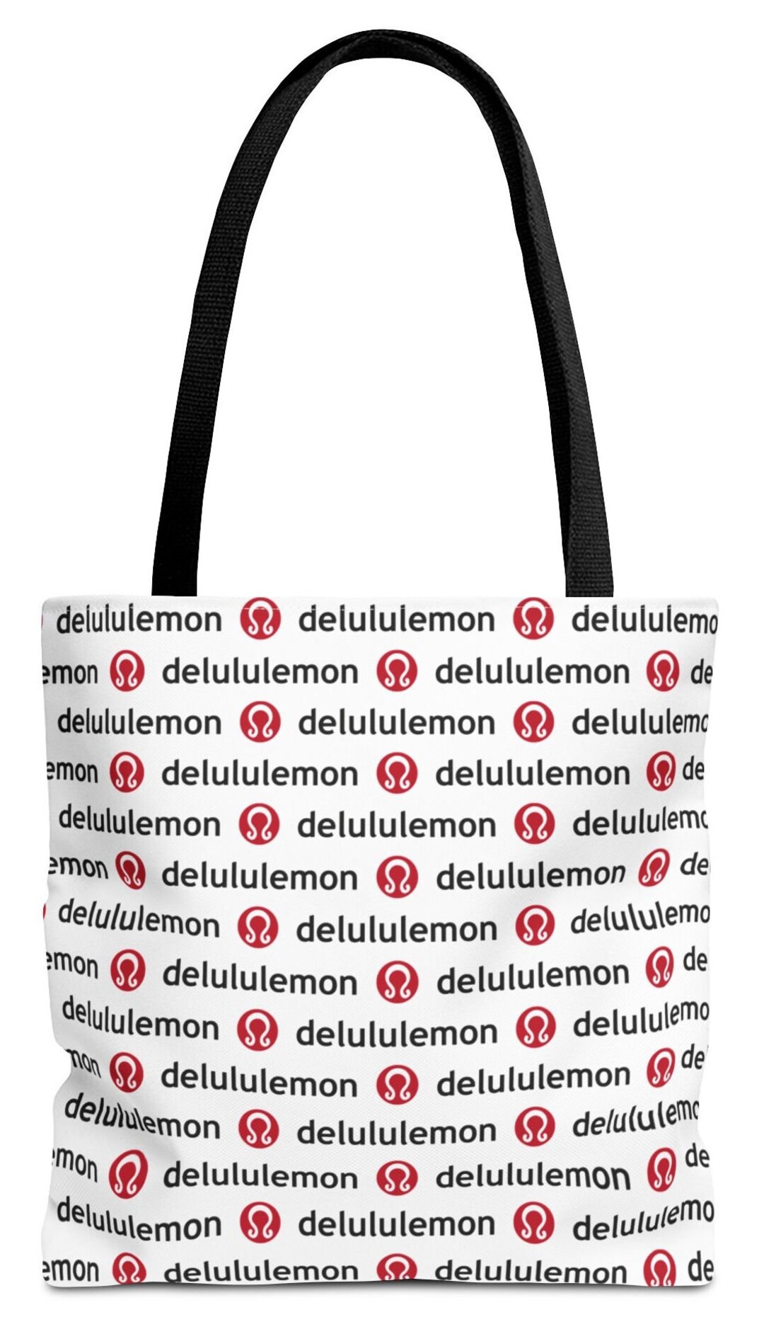 Delulu Is The Solulu Tote Bag – Funny Meme Tote Bag For Shopping, Beach, Everyday Use (14x12.6 Inches)