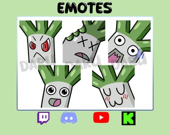 Emotes Pack LEEK for Twitch/Discord/Youtube