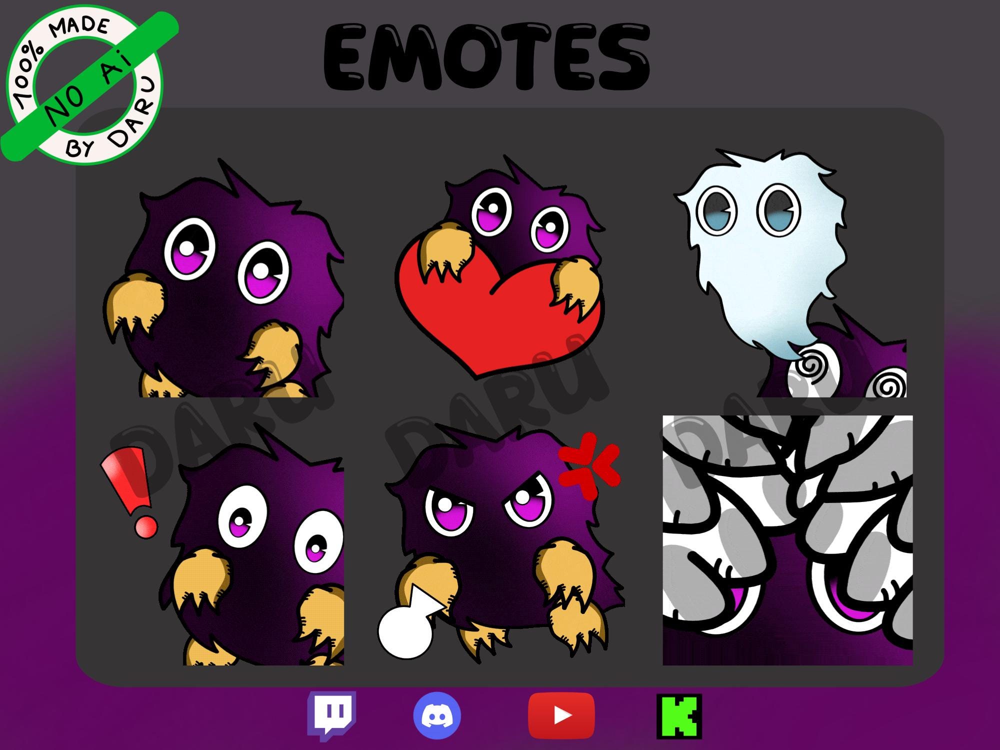 Animated Emotes Pack KURIBOH Yu-gi-oh! for Twitch/discord/youtube/kick ...