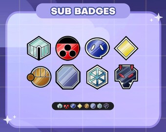 Pokémon Johto League Gym Twitch Badges | Johto Region | Sub/Bit Stream Icons | Digital Download