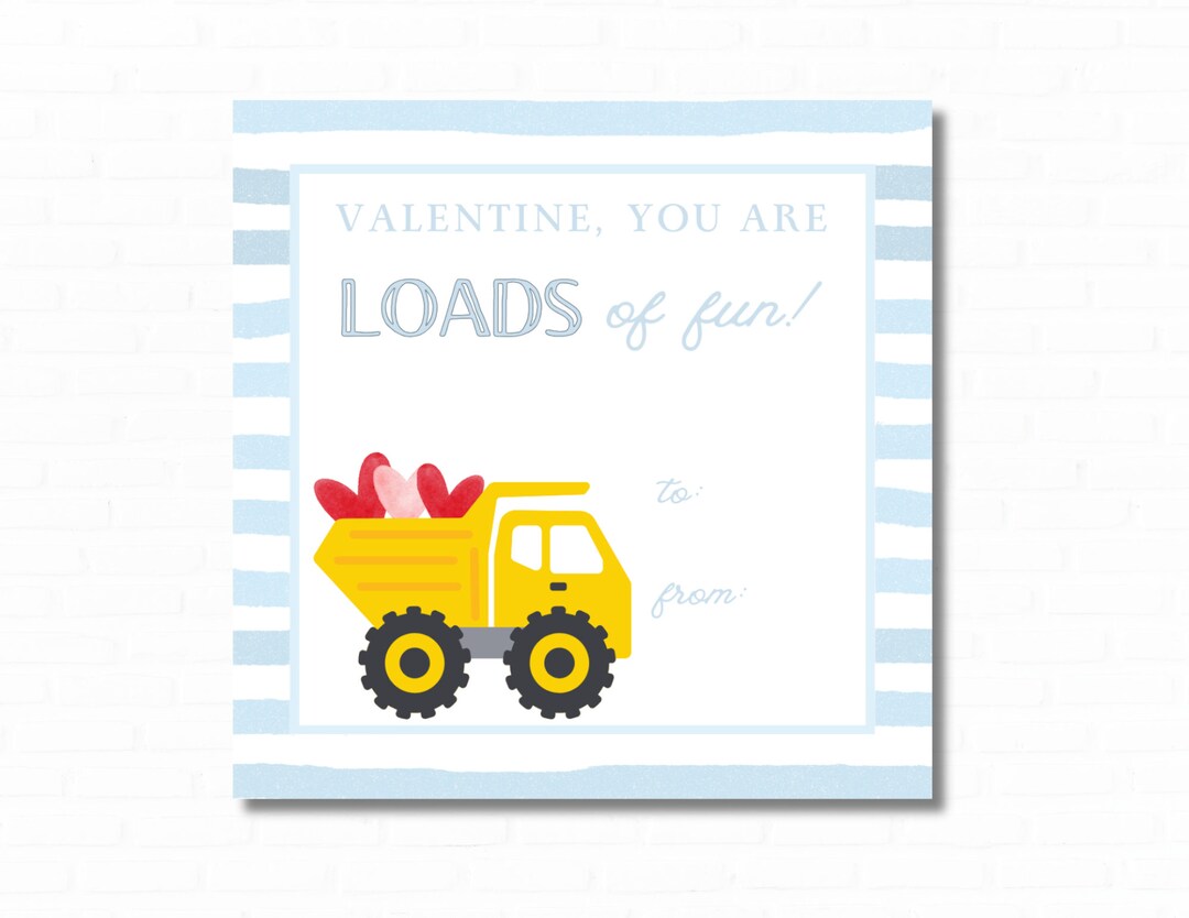 Printable Valentine's Day Card for Kids, No Editing, Loads of Fun Card ...