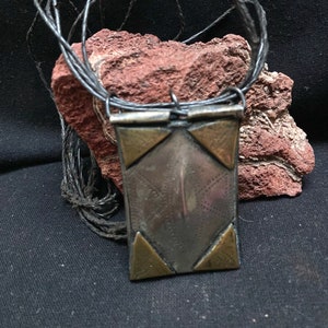 Tuareg pendant box of talismans tcherot necklace Africa Mali Sahara