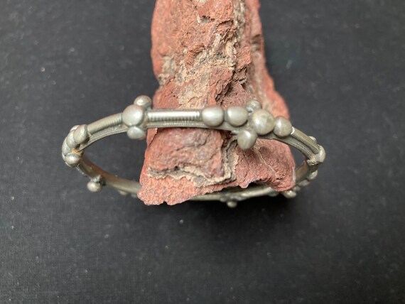 African old silver bracelet, Tuareg , Mali - image 7