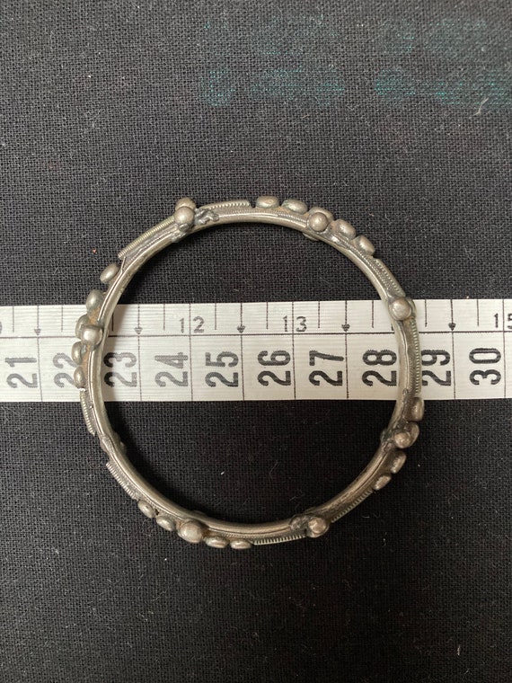African old silver bracelet, Tuareg , Mali - image 5