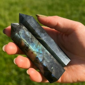 Obelisco di punte di labradorite, torre di labradorite, pietra preziosa di labradorite, bacchetta di obelisco di labradorite, cristallo di quarzo di labradorite con pietra preziosa naturale