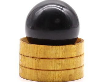 Tourmaline Sphere, 40mm Protection Crystal Ball, Tourmaline ball, EMF Protection Stone, Negative Energy Shield, Grounding Stone, Birth Stone
