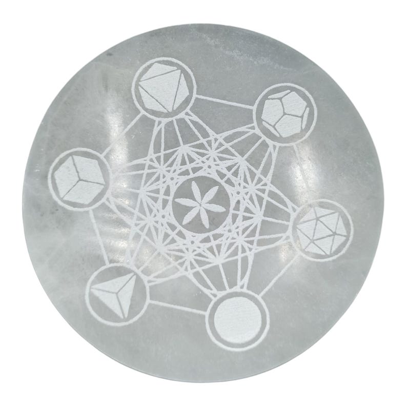 metatron selenite plate