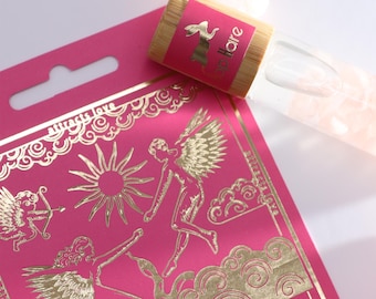 Roll-on de tarot « Les Amoureux », mélange d'huiles essentielles de quartz rose pour l'amour, huile de rituel d'amour, huile pour attirer à soi, huile d'amour-propre, huile de cristal, huiles ésotériques