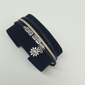 Handmade Personalised Name Bracelet for Men and Boys