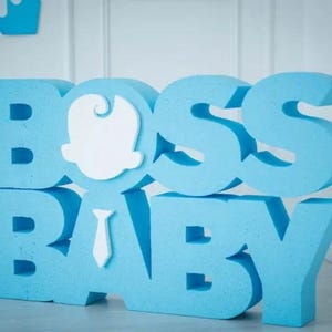 Boss Baby 3D-letterbord