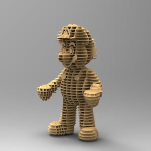 Mario Bross Vektor Professionelle DXF-Vektoren für Lasermaschinen, Gravur, CNC-Maschinen