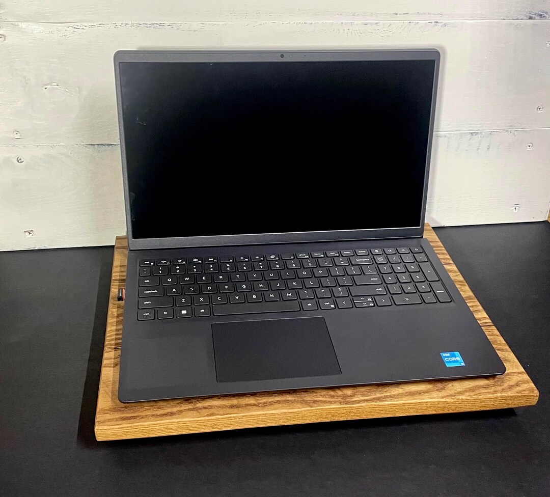 Pc Riser Wood Rustic Laptop Riser From Reclaimed Wood, Monitor Stand, Low Profile ...