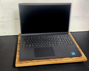 Rustic Laptop Riser From Reclaimed Wood, Monitor Stand, Low Profile Computer Stand