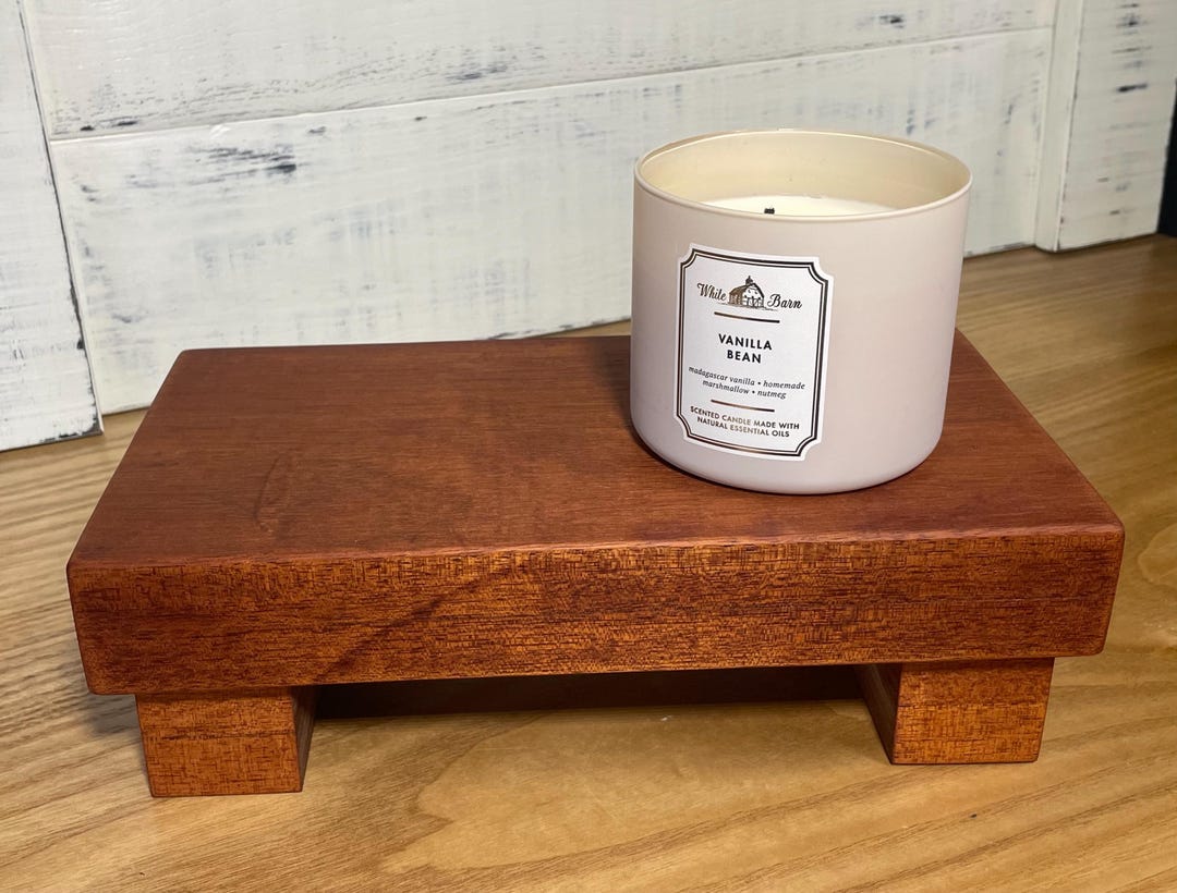 Solid Mahogany Wood Riser, Decorative Display Stand, Exotic Hardwood - Etsy