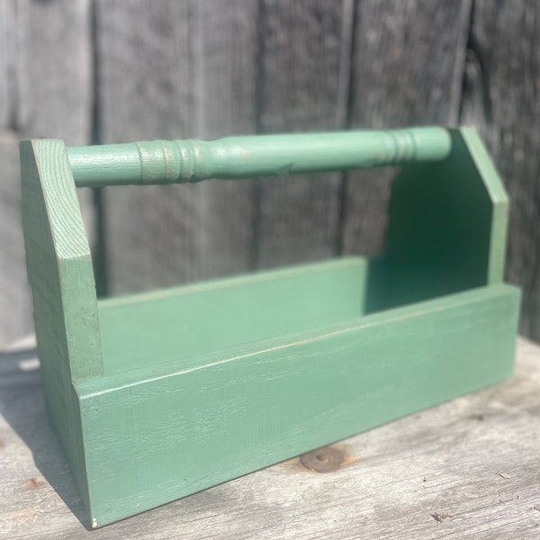 Wooden Tool Tote Etsy